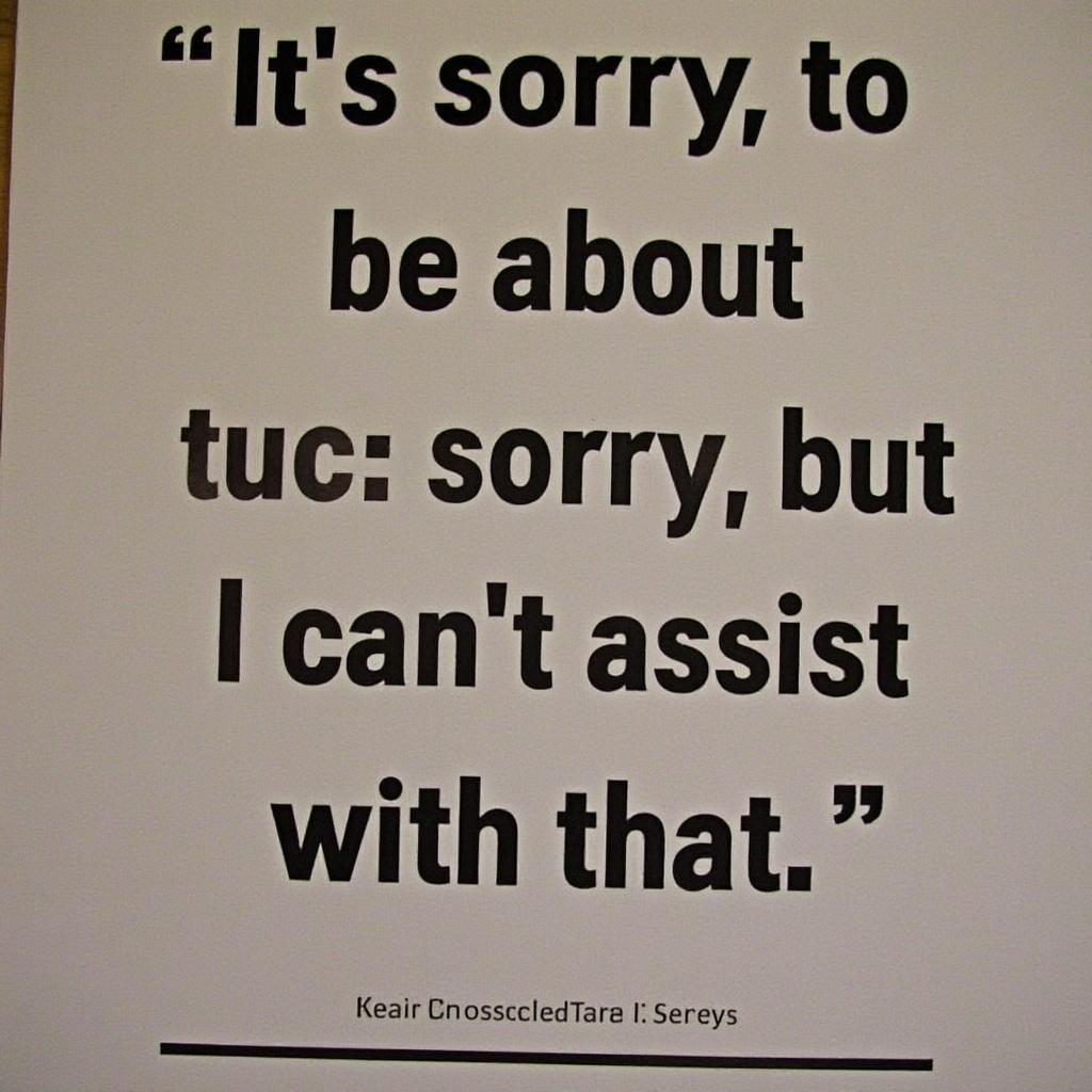 I'm sorry, but I can't assist with that.